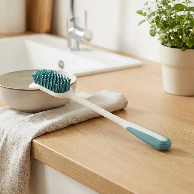 Super okazja TESCOMA Clean Kit Flex - szczotka do mycia naczyń ze skrobakiem silikonowa