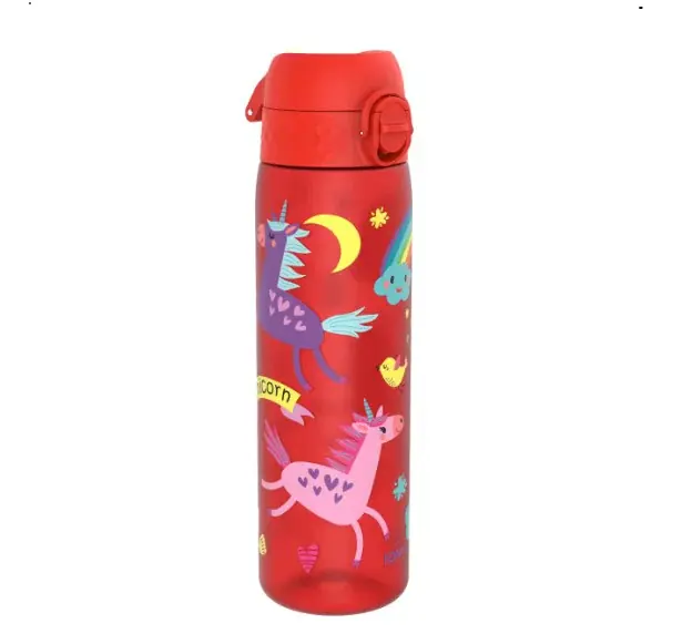 ION8 Recyclon Unicorns 0,5 l - butelka / bidon na wodę i napoje czerwony Hit sprzedaży