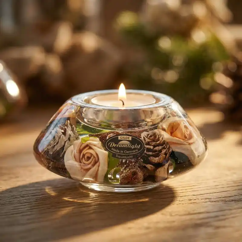 Świecznik DREAMLIGHT CROWN CLASSIC CANADIAN ROSE 11 x 5 cm Nowy
