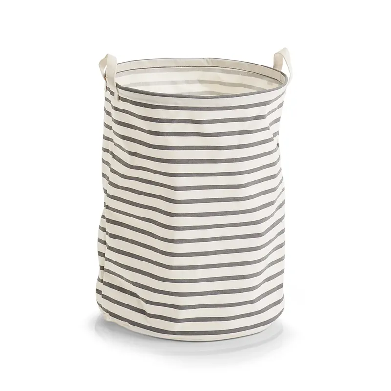 Bezpieczne zakupy ZELLER Stripes - brudownik / kosz na pranie i bieliznę materiałowy