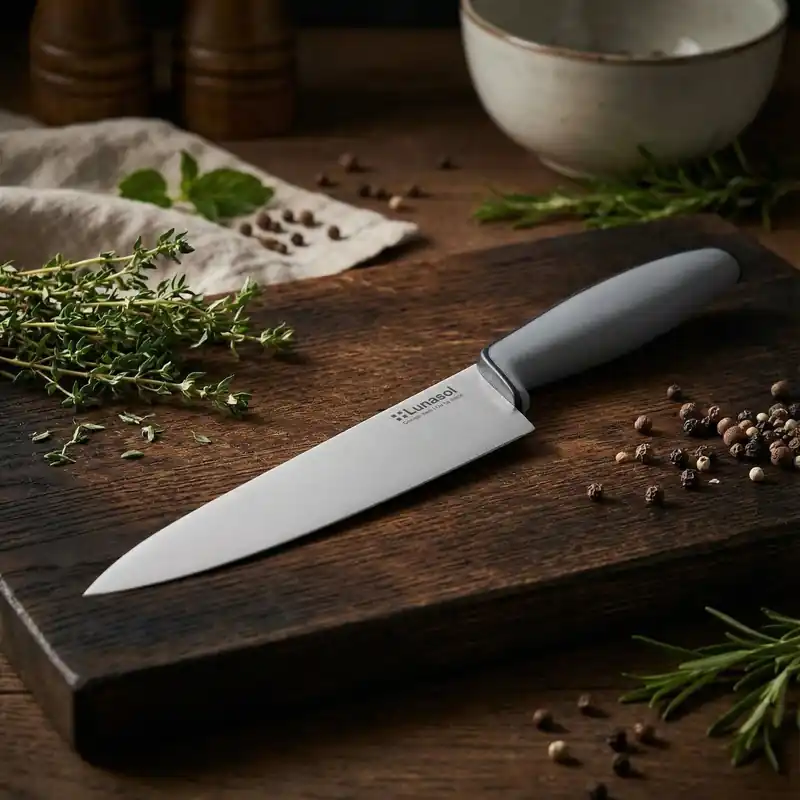 Nóż szefa kuchni SOLA LUNASOL 20 cm szary Hit sprzedaży
