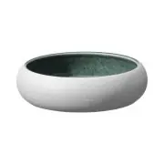Bezpieczne zakupy Fine Dine Miska 195 mm | Goro White Green