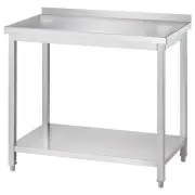 Dostępne od ręki Gredil Stół przyścienny z półką 1400x600x850 mm skręcany