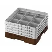 Cambro Kosz na szkło max. śr. szkl. 148 mm brązowy Ostatnia szansa