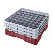 Hit cenowy Cambro Kosz na szkło max. śr. szkl. 60 mm czerwony