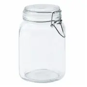 Dostępne od ręki Tomgast Słoik z klamrą kwadrat 1500 ml (kpl. 4 szt)