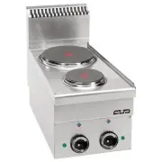 Cena promocyjna MBM Kuchnia elektryczna stołowa 2-płytowa 400 x 600 x 270/460 mm| Minima 600