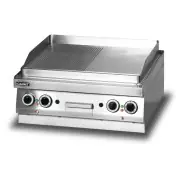 Hit sprzedaży Lozamet Grill nastawny elektryczny płyta gładka 1/2 + płyta ryflowana 1/2 6.8 kW | Linia 650