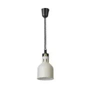 Taniej Hendi Lampa do podgrzewania potraw wisząca cylindryczna biała ⌀175 mm