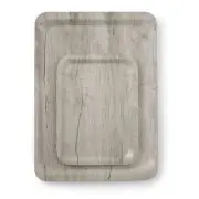 Sprawdź teraz AmerBox Taca do serwowania z laminatem z melaminy jasne drewno 240x340 mm