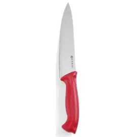 Popularny Nóż HACCP kucharski 18cm-czerwony | 842621 HENDI