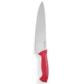 Tani Nóż HACCP kucharski 24cm-czerwony | 842720 hendi