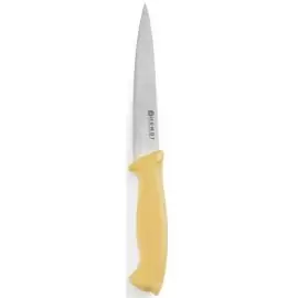 Nóż HACCP do filetowania 15cm-żółty | 842539 HENDI Rabat