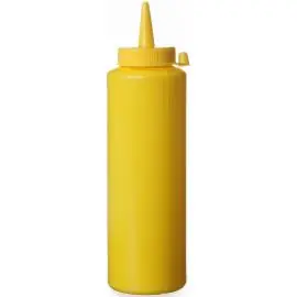 Oferta limitowana Dyspenser do zimnych sosów 0,20l żółty Kitchen Line| 558003 HENDI