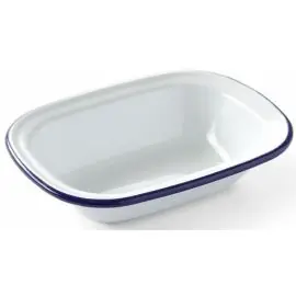 Naczynie prostokątne emaliowane 175x130 mm Tylko dziś