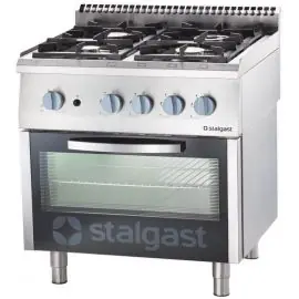 Zniżka kuchnia gazowa, 4-palnikowa z piekarnikiem gazowym, 20.5+5 kW, G20