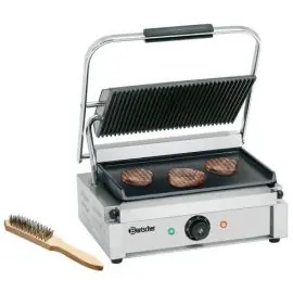 Dostępne od ręki Grill kontaktowy "Panini" - Góra ryflowana, dół gładki| A150676 BARTSCHER