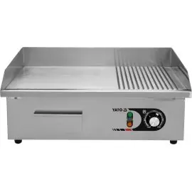 PŁYTA GRILLOWA 1/2 GŁADKA 55CM | YG-04586 YATO Niska cena