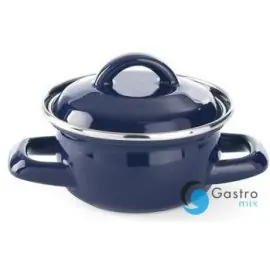 Garnek do zup i sosów emaliowany z pokrywką, poj.0,3 l | 625804 HENDI Oferta czasowa