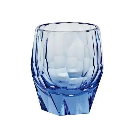 SZKLANKA CUBISM AQUAMARINE | MOSER Premium