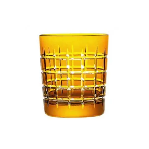 Nie przegap SZKLANKI KRYSZTAŁOWE DO WHISKY, BURSZTYNOWE, 280 ML, ZESTAW 6 SZT. | SPENSEN
