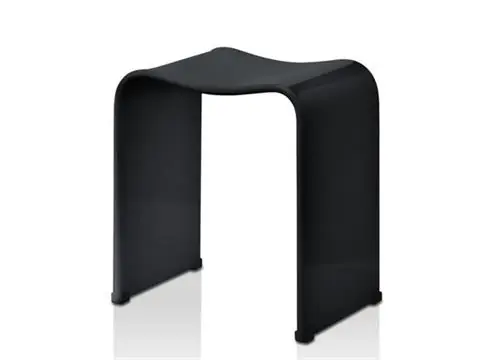 TABORET POD PRYSZNIC DW 80 CZARNY | DECOR WALTHER Wysoka jakość