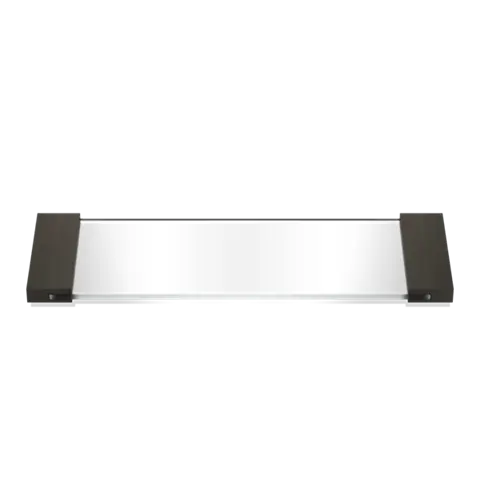 TACA ŁAZIENKOWA TAB 34 DARK BRONZE / CLEAR GLASS | DECOR WALTHER Łatwy zwrot