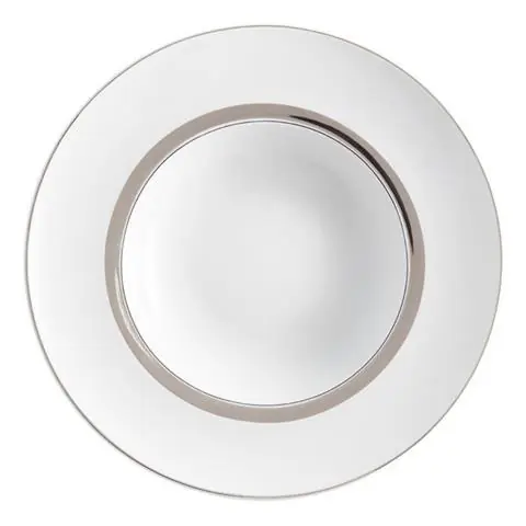 Ograniczona ilość PORCELANOWY TALERZ GŁĘBOKI DOMO PLATINIUM | VISTA ALEGRE