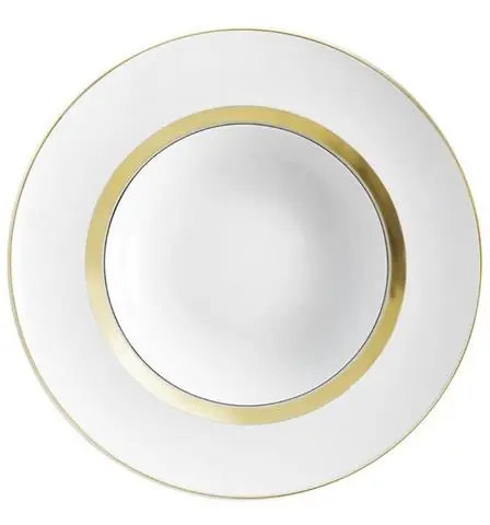 ZESTAW 4 SZT. - PORCELANOWY TALERZ GŁĘBOKIDOMO GOLD | VISTA ALEGRE Wybór klientów