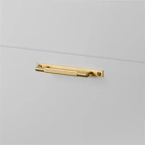 Rabat UCHWYT MEBLOWY PULL BAR PLATE LINEAR SMALL BRASS | BUSTER + PUNCH