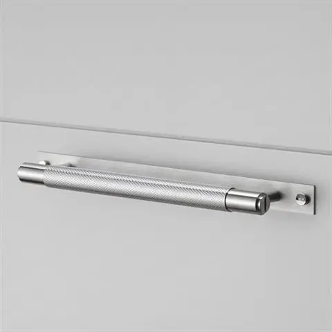 UCHWYT MEBLOWY PULL BAR PLATE CROSS SMALL STEEL | BUSTER + PUNCH Szybka wysyłka