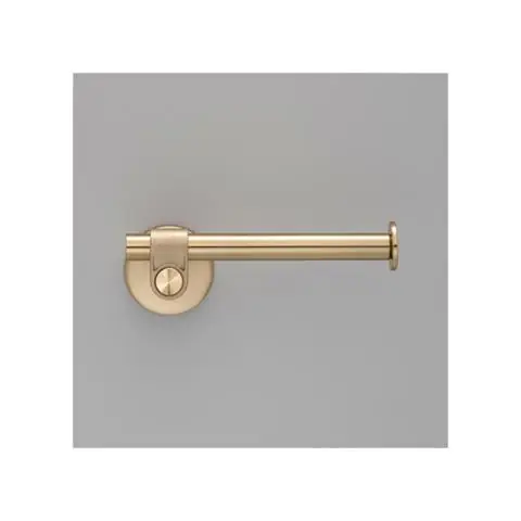 Nowy UCHWYT NA PAPIER TOALETOWY CAST BRASS | BUSTER + PUNCH