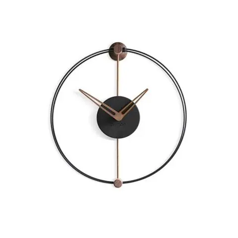 ZEGAR ŚCIENNY NANO WALNUT / BLACK FI 28 CM | NOMON Zniżka