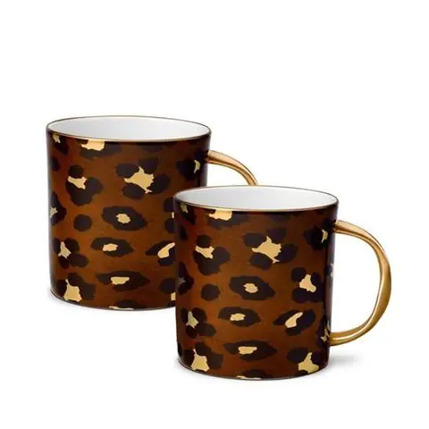ZESTAW 2 KUBKÓW LEOPARD | L'OBJET Kup teraz