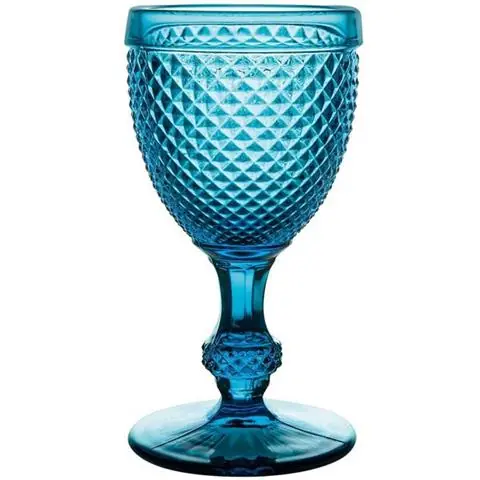 Darmowy zwrot ZESTAW 4 KIELISZKÓW DO WODY BICOS AZUL 280 ml | VISTA ALEGRE