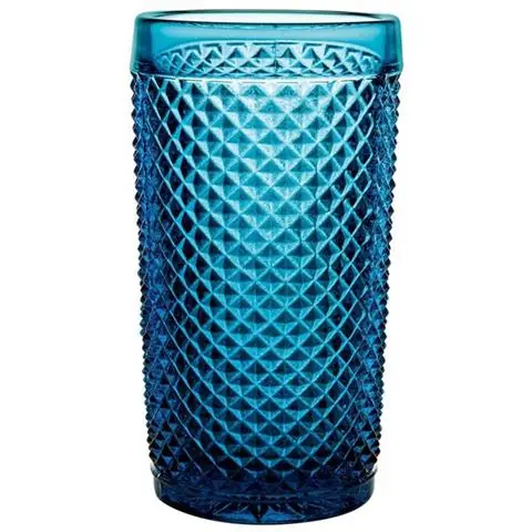 Bestseller ZESTAW 4 WYSOKICH SZKLANEK BICOS AZUL 330 ml | VISTA ALEGRE
