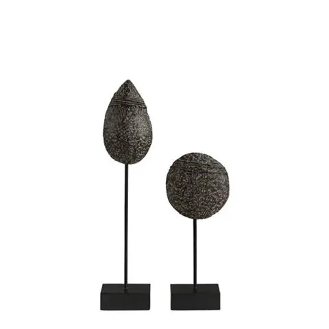 Nowy ZESTAW ARTYKUŁÓW DEKORACYJNYCH ARYA ANTIQUE BROWN 2 SZT. | ARTWOOD