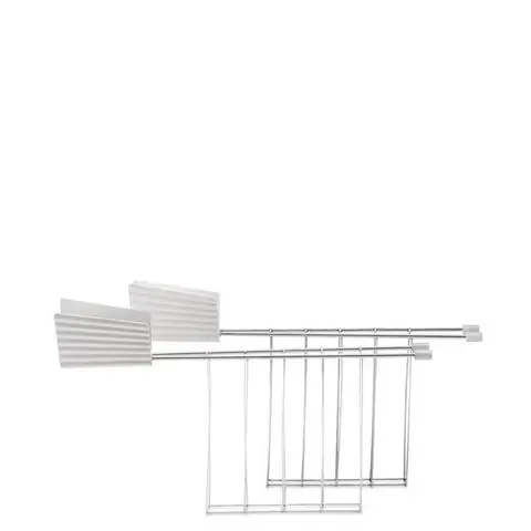 ZESTAW DWÓCH RAMEK DO TOSTERA PLISSE BIAŁE | ALESSI Wyjątkowa oferta